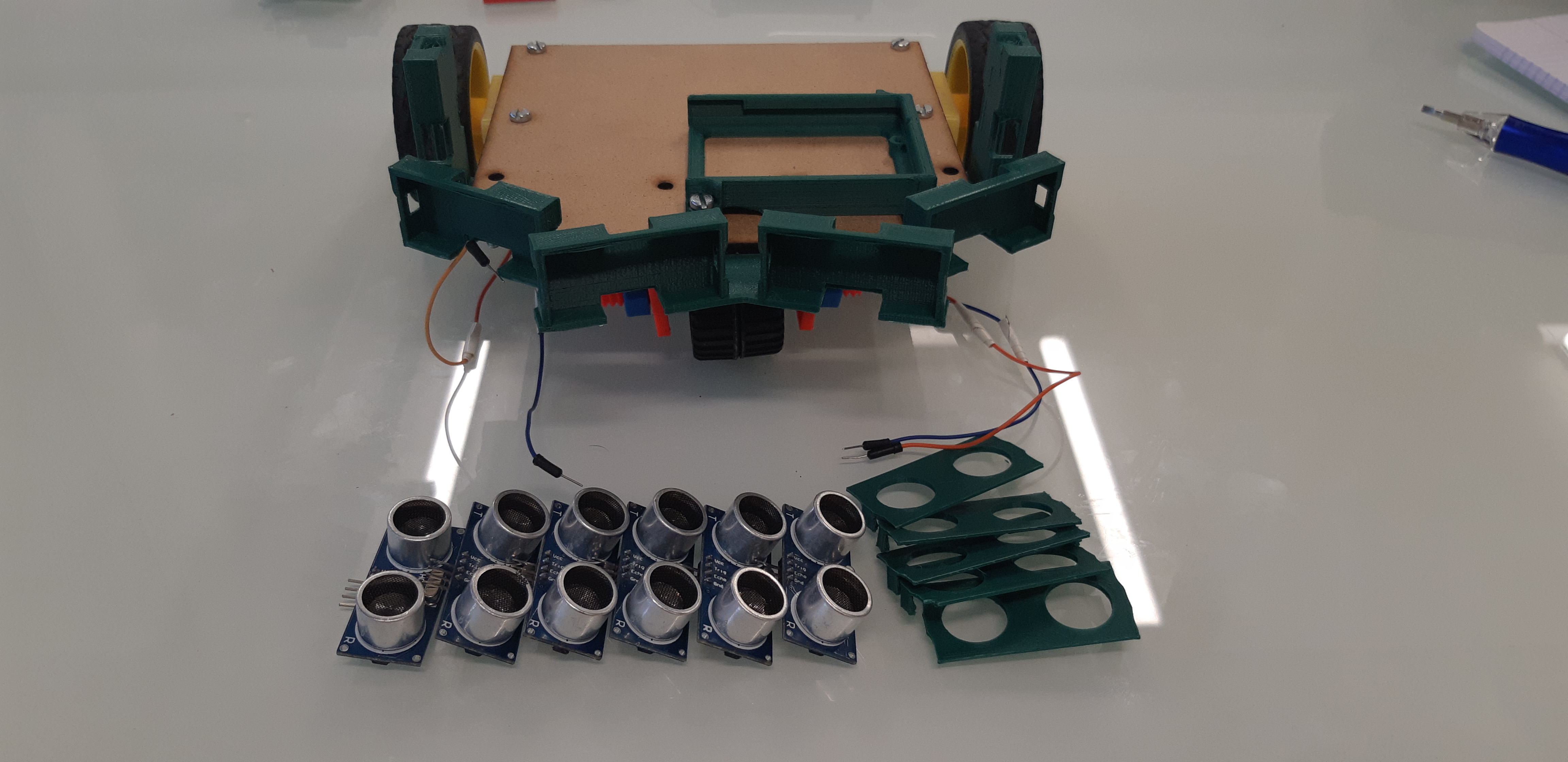 Ultrasonic Sensor avec Chassi